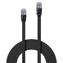 Lindy Black / Patchkabel / Cat6a U/FTP / RJ45-RJ45 / flach / 1 m