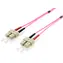 Equip SC-SC OM4 1m lila / Patchkabel / Multimode / Duplex