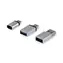 Equip OTG-Adapterset (USB-C - USB-A, USB-C - Micro-USB, USB-A - USB-C, Aluminium)