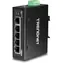 Trendnet TI-G50 / Industrie-Switch / 5- Port Gigabit / IP30 / DIN-Schiene / -40 bis 75 °C