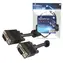 MediaRange schwarzes VGA-Kabel / D-Sub15 (M) - D-Sub15 (M) / 5 m / geschirmt