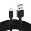Green Cell GC Ray KABGC05 schwarz / Datenkabel / USB-A - Lightning / 1,2 m / LED-Hintergrundbeleuchtung