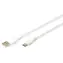Digitus USB-C - USB-A weiß / Datenkabel / Silikon / USB 2.0 / PD 60 W / 2 m
