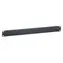 19" schwarz / Abdeckplatte / 1 HE / CE- Equip