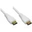 Techly weiß / HDMI-Kabel / 0,5 m / 4K / mit Ethernet / ARC