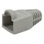 RJ45- Equip mit Knickschutz / grau / 100 Stück.