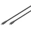 Digitus USB4 Gen2x2 CC schwarz / USB-Kabel / Silikon / 1 m / 240 W PD / 20 Gbit/s