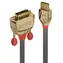 Lindy Gold Line grau / Adapter / HDMI - DVI-D / 0,5 m