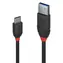 Lindy Black Line schwarz / USB-Kabel / USB-C - USB-A / 0,15 m / USB 3.2 Gen 1