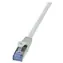 LogiLink PrimeLine grau / Patchkabel / Cat6a S/FTP / 3 m / AWG 26/7 / 10 Gbit/s