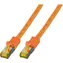 EFB S/FTP CAT6A 5m orange / Patchkabel / RJ45-RJ45 / LSZH