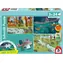 Schmidt Puzzle Wald- und Wiesentiere / 3 x 24 Teile / ab 3 Jahren / 26,3 x 17,8 cm