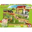 Schmidt Puzzle Schleich Bauernhof mit Verkaufsstand / 100 Teile / + Schleich Figur