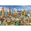 Educa Miniaturpuzzle Symbole Europas / 1000 Teile