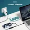 Digitus USB-C 2-in-1 / Ladekabel / 140 W / 1,8 m