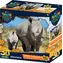Prime 3D-Puzzle: Gefährdete Tierarten - Nashorn / 3D-Effekt / 100 Teile