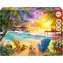 Educa Puzzle Strand der Liebenden / 1000 Teile / 68 × 48 cm