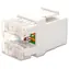 Xtendlan Keystone-Buchse RJ45 / LAN-Anschluss / CAT5e UTP / 180° / rückseitiger Aufprallschutz