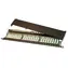 Xtendlan Patchpanel 19" / 0,5 HE / 24 RJ-45-Ports / Cat6 / geschirmt / schwarz