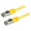 Xtendlan Patchkabel Cat5e FTP 1m gelb / Netzwerkkabel / geschirmt / RJ45