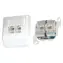 Xtendlan 2x RJ-45 Cat5e / Buchse / UTP / Aufputzmontage / 45°-Winkel / LSA