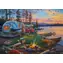 Schmidt Puzzle Camping am See / 1000 Teile / ab 12 Jahren
