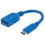 Manhattan USB-C - USB-A blau / Kabel / USB 3.2 Gen 1 / 5 Gbit/s / 0,15 m