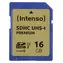 INTENSO 16 GB / SDHC-Speicherkarte / UHS-I / Klasse 10 / Lesegeschwindigkeit bis zu 45 MB/s / Schreibgeschwindigkeit bis zu 10 MB/s