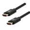Logo HDMI 2.1 2 m schwarz / HDMI-Kabel / Ultra High Speed / Stecker auf Stecker / 8K 60Hz / vergoldete Anschlüsse