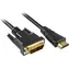 Sharkoon HDMI - DVI-D (18+1) schwarz / Adapter / 3 m / FullHD 1920×1200