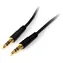 StarTech Slim Jack 3,5 mm - 3,5-mm-Klinkenstecker, schwarz / Audiokabel / 1 m