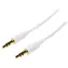 StarTech Slim Audio-Klinkenstecker 3,5 mm, weiß / Kabel / Klinkenstecker 3,5 mm - Klinkenstecker 3,5 mm / 2 m