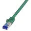 LogiLink Ultraflex Patchkabel Cat.6A grün / Patchkabel / S/FTP / 0,5 m / RJ-45