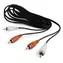 Gembird Audiokabel 2x CINCH - 2x CINCH schwarz / Audiokabel / 1,8 m