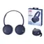 JVC HA-S36WAU blau / Kabelloser Kopfhörer mit Mikrofon / Bluetooth 5.2 / Kopfbügel / 35 Stunden Akkulaufzeit