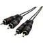 Schwaiger Audiokabel 2x Cinch - 2x Cinch 5 m schwarz / Audiokabel / CINCH (RCA) / Verbindungskabel