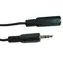 Schwaiger schwarzes Verlängerungskabel / 3,5-mm-Klinkenstecker (M) - 3,5-mm-Klinkenstecker (F) / 5 m