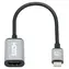 Manhattan USB-C auf HDMI schwarz/silber / Adapter / 4K 60Hz / HDCP 2.2 / Kabel 15 cm