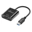 MediaRange USB-A-zu-HDMI-Konverter, schwarz / Full HD 60 Hz / 5 Gbit/s / vergoldete Kontakte