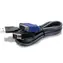 Trendnet KVM-Kabel USB-VGA schwarz / Kabel / 2x HD15 + USB 1.1 / 3 m