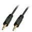 Lindy Black / Audiokabel / 3,5-mm-Klinkenstecker - 3,5-mm-Klinkenstecker / Stereo / vergoldete Anschlüsse / 1 m