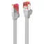 Lindy Patchkabel Cat6 U/FTP flach grau / Patchkabel / 3 m / RJ-45 / Geschirmt