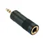 Lindy Jack 3,5 mm - 6,3 mm schwarz / Audioadapter / vergoldete Anschlüsse