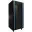 Extralink 27U 19" schwarz / Rack-Schrank / 600 × 600 mm / Glastür / Tragfähigkeit 600 kg