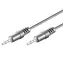 MediaRange / Audiokabel, 3,5-mm-Klinkenstecker / 1 m / schwarz