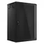 Lanberg WF01-6418-10B schwarz / Wandschrank / 19" / 18 HE / 600 x 450 mm / Flachverpackung / Glastür