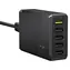 Green Cell Ladegerät 5x USB QC 3.0 schwarz / Ladegerät / 52W / 5x USB / QC 3.0