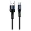Colorway: Schwarz / Datenkabel: USB-A auf USB-C / 2,4 A / 1 m