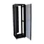 Xtendlan 47U/600x800 schwarz / Rack-Schrank / Glastür / geschlossene Rückwand