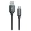 Colorway: Schwarz / Datenkabel / USB-A - Micro-USB / 2,1 A / 1 m